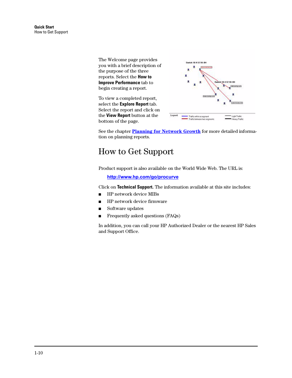 How to get support | HP TopTools for Hubs and Switches User Manual | Page 22 / 234