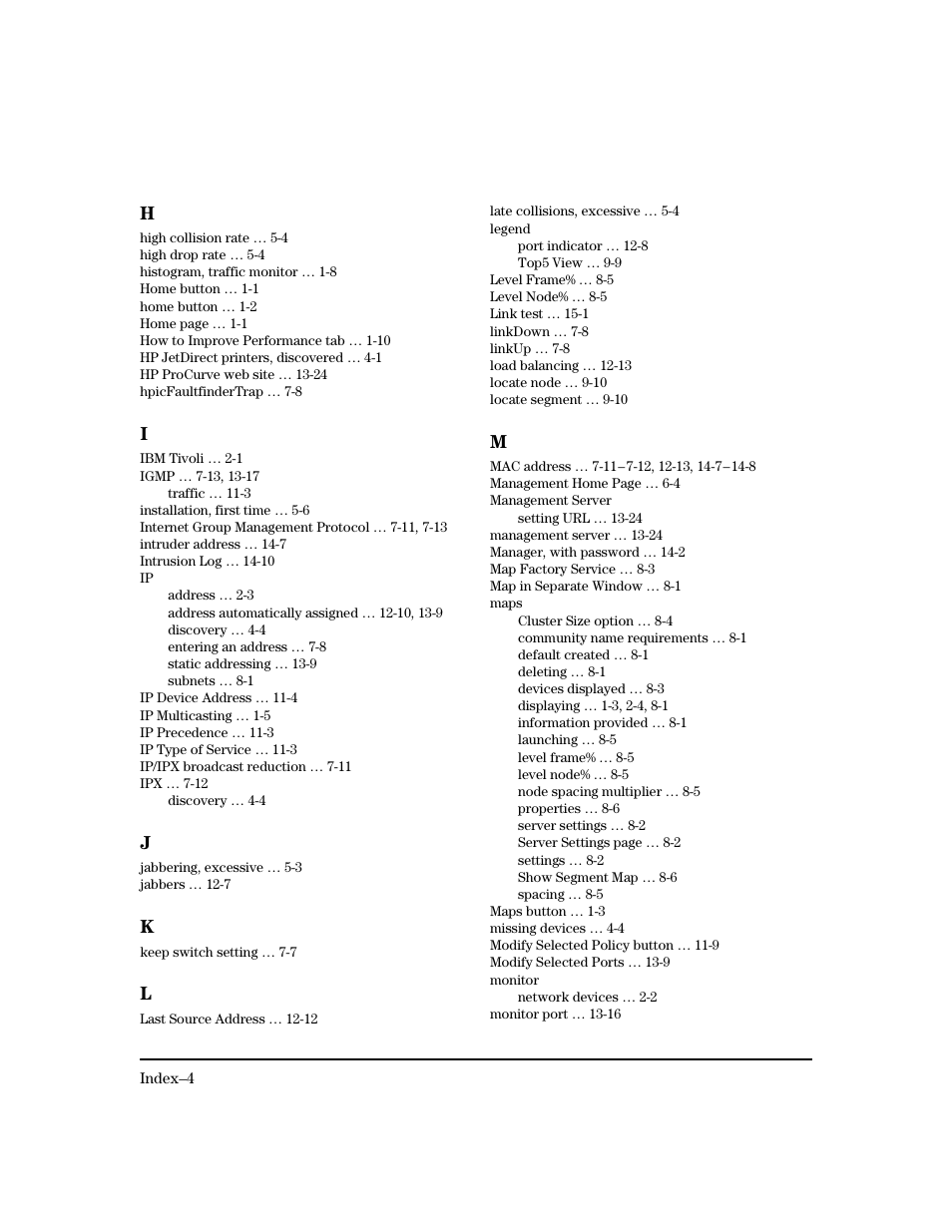 HP TopTools for Hubs and Switches User Manual | Page 230 / 234