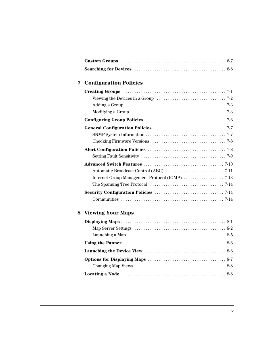 HP TopTools for Hubs and Switches User Manual | Page 7 / 234