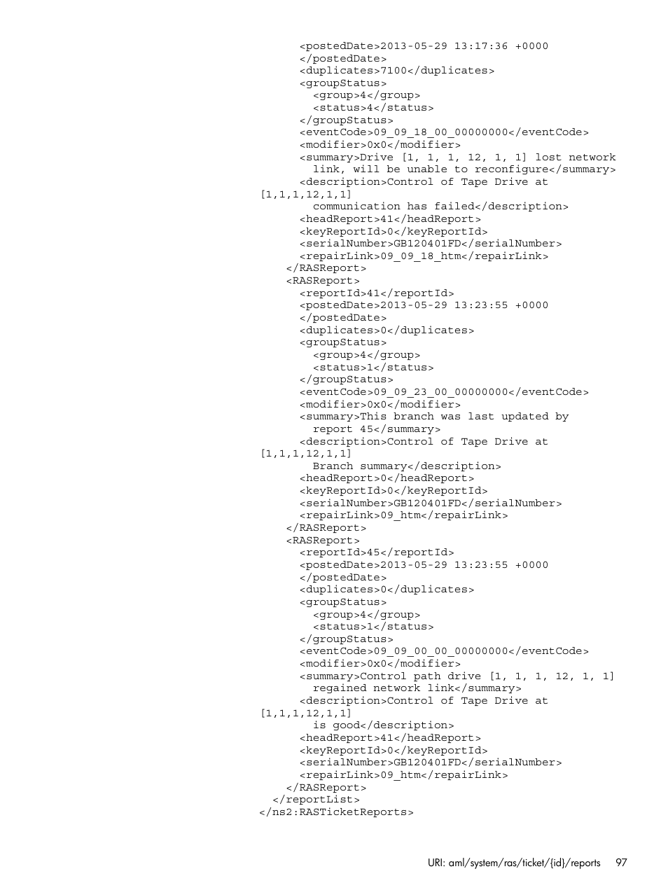 HP StoreEver ESL G3 Tape Libraries User Manual | Page 97 / 107