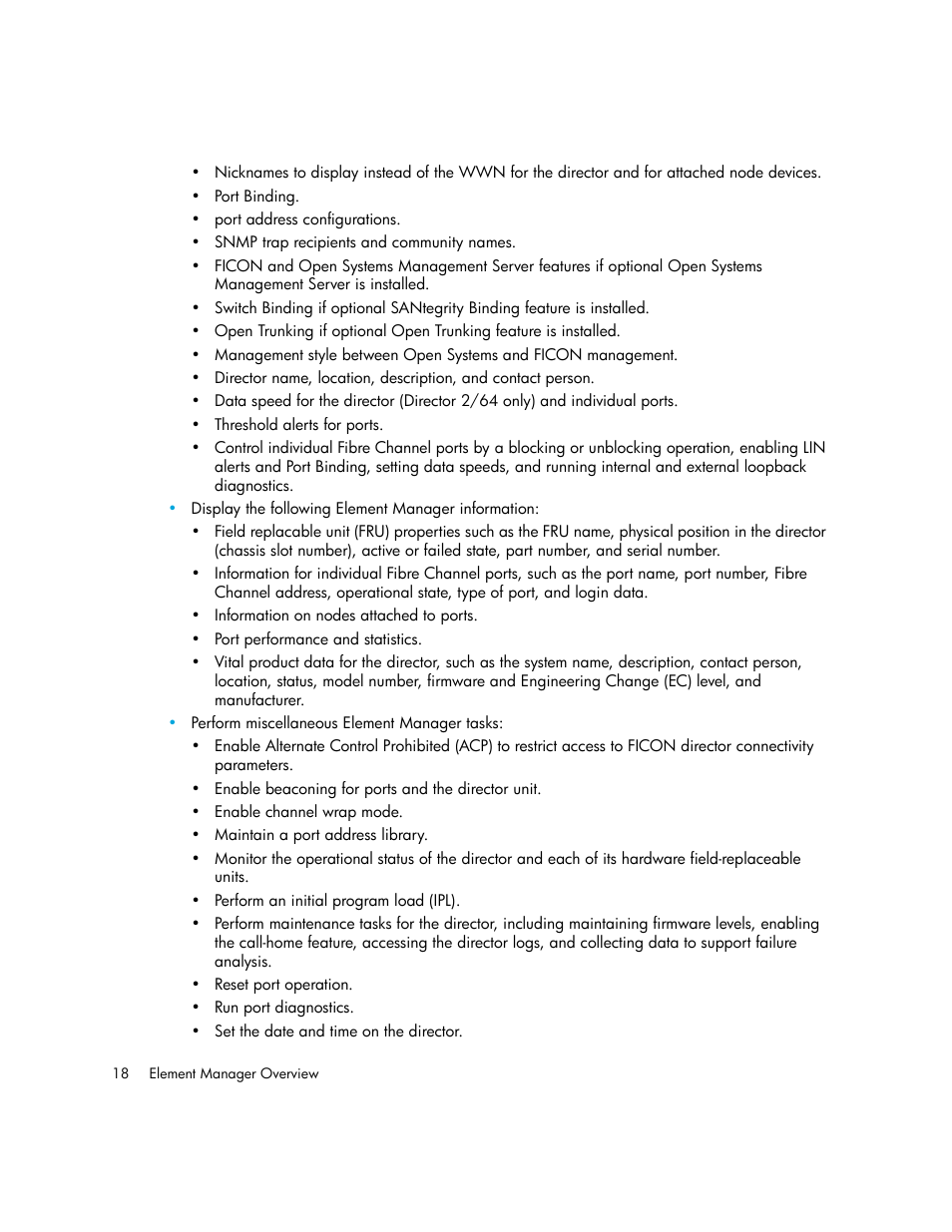 HP StorageWorks 2.140 Director Switch User Manual | Page 18 / 246