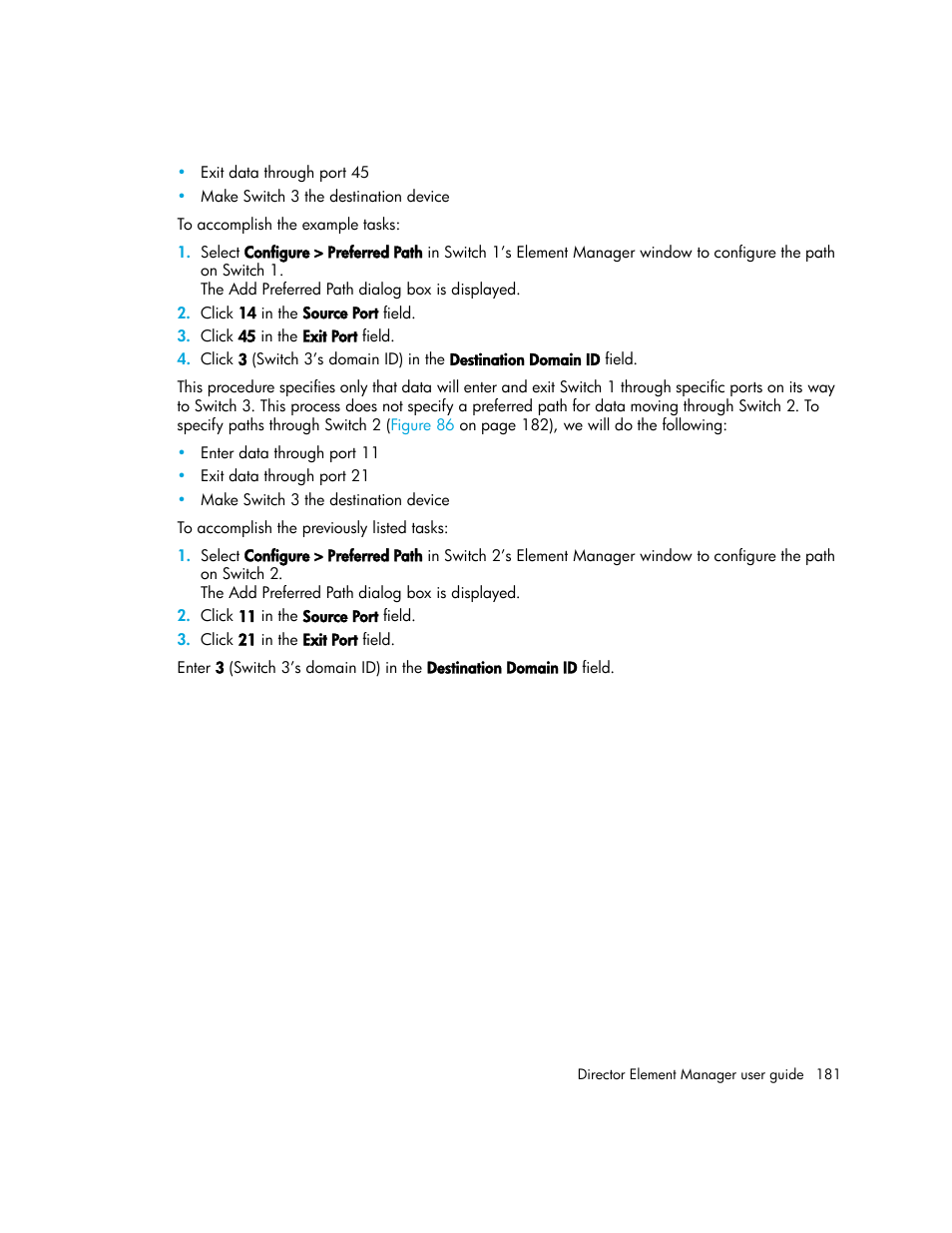 HP StorageWorks 2.140 Director Switch User Manual | Page 181 / 246
