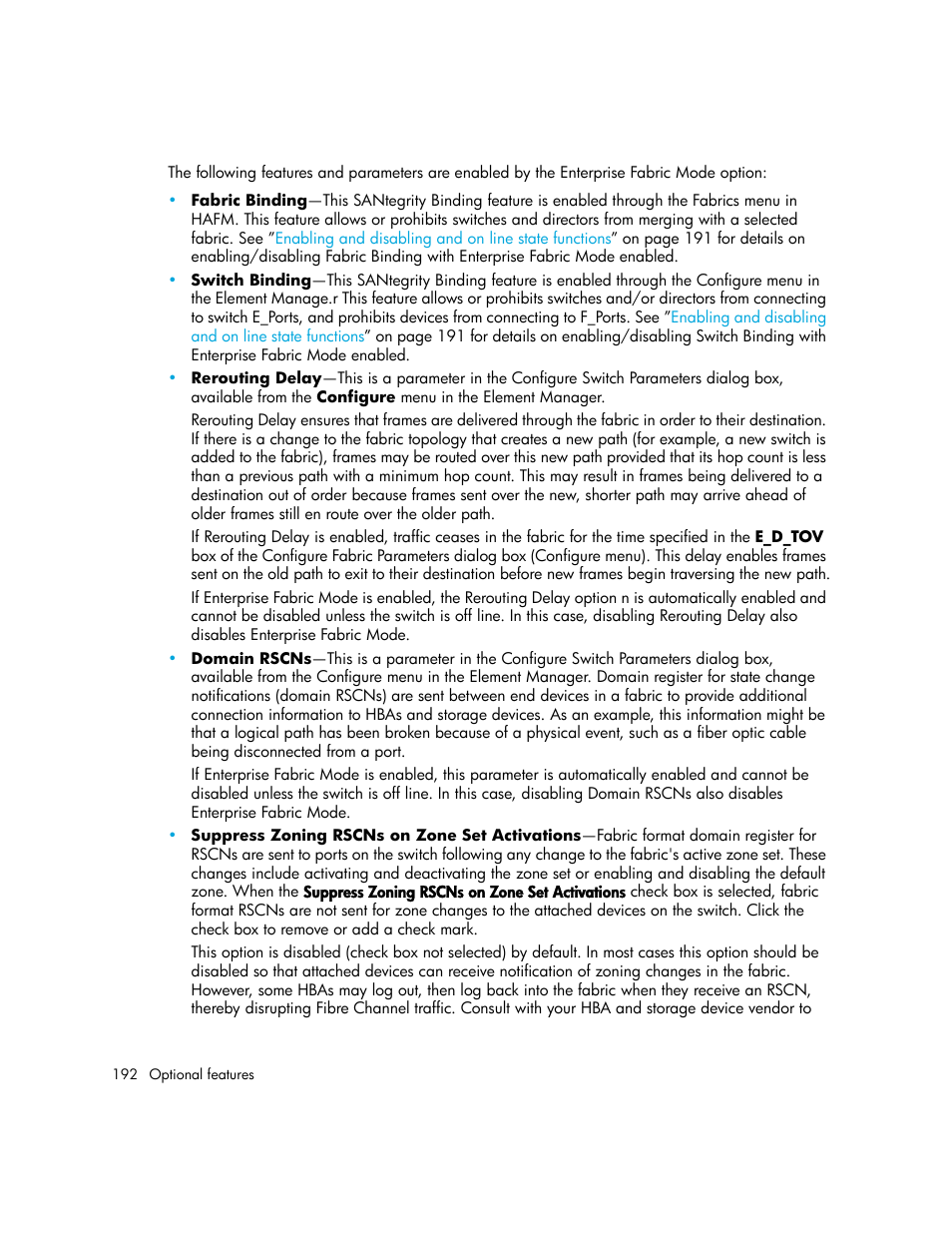 HP StorageWorks 2.140 Director Switch User Manual | Page 192 / 246
