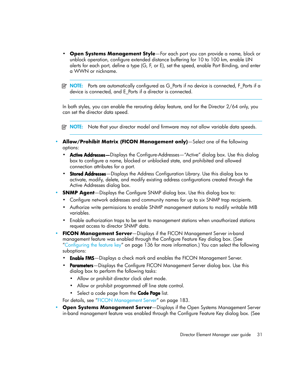 HP StorageWorks 2.140 Director Switch User Manual | Page 31 / 246