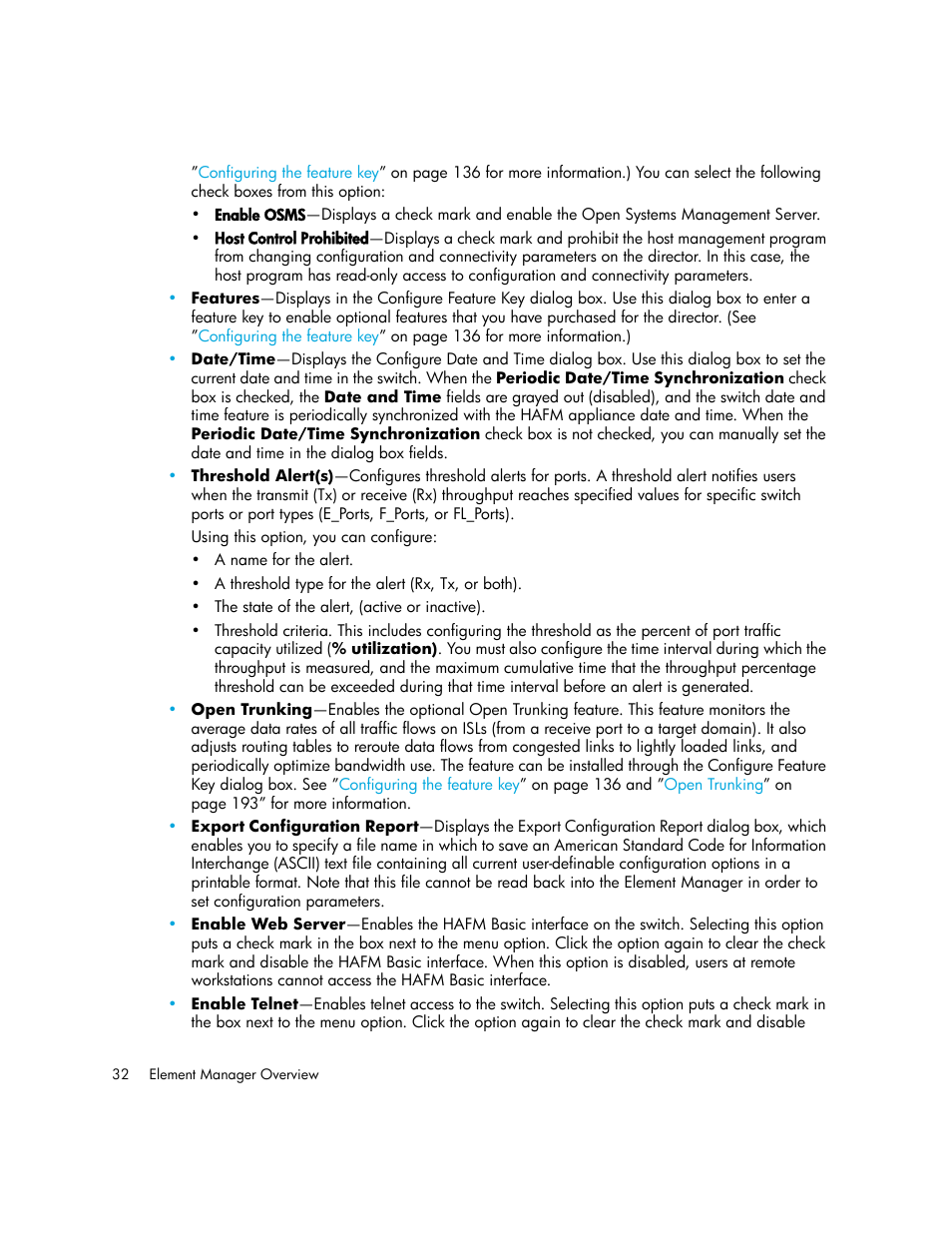 HP StorageWorks 2.140 Director Switch User Manual | Page 32 / 246