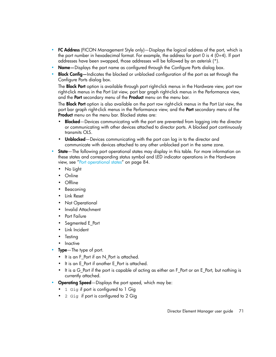 HP StorageWorks 2.140 Director Switch User Manual | Page 71 / 246