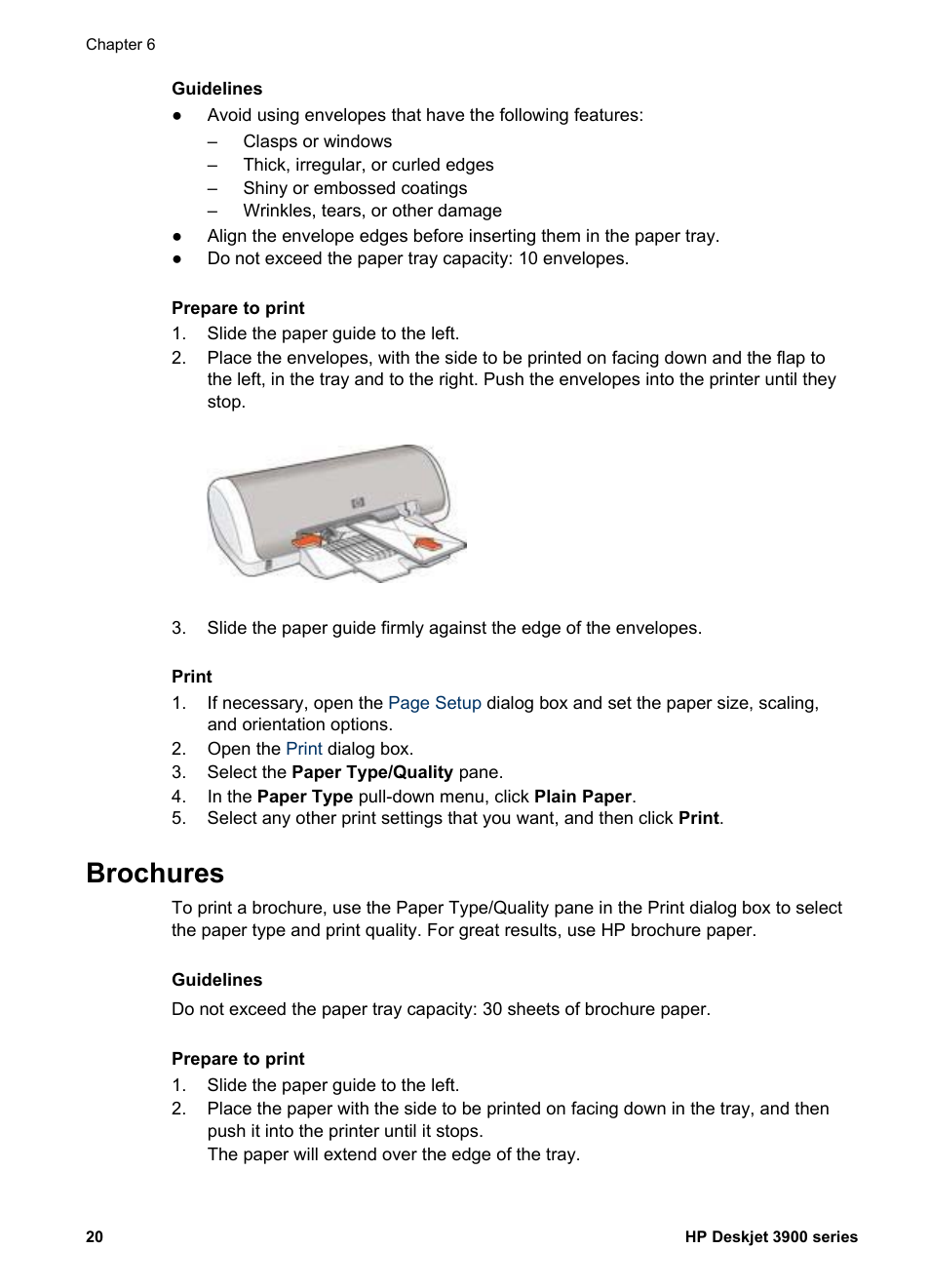 Brochures | HP Deskjet 3930 Color Inkjet Printer User Manual | Page 22 / 62