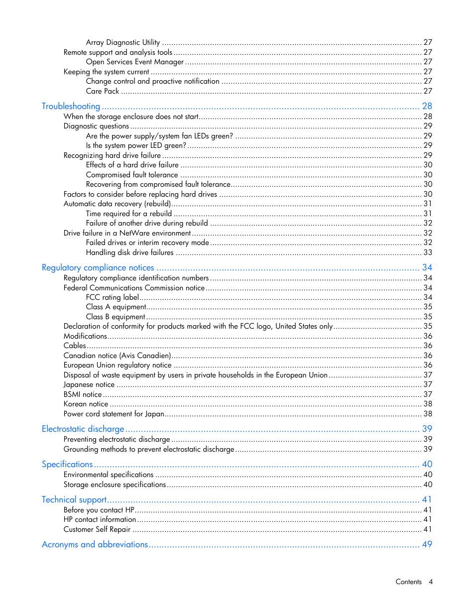 HP 60-Modular-Smart-Array User Manual | Page 4 / 52