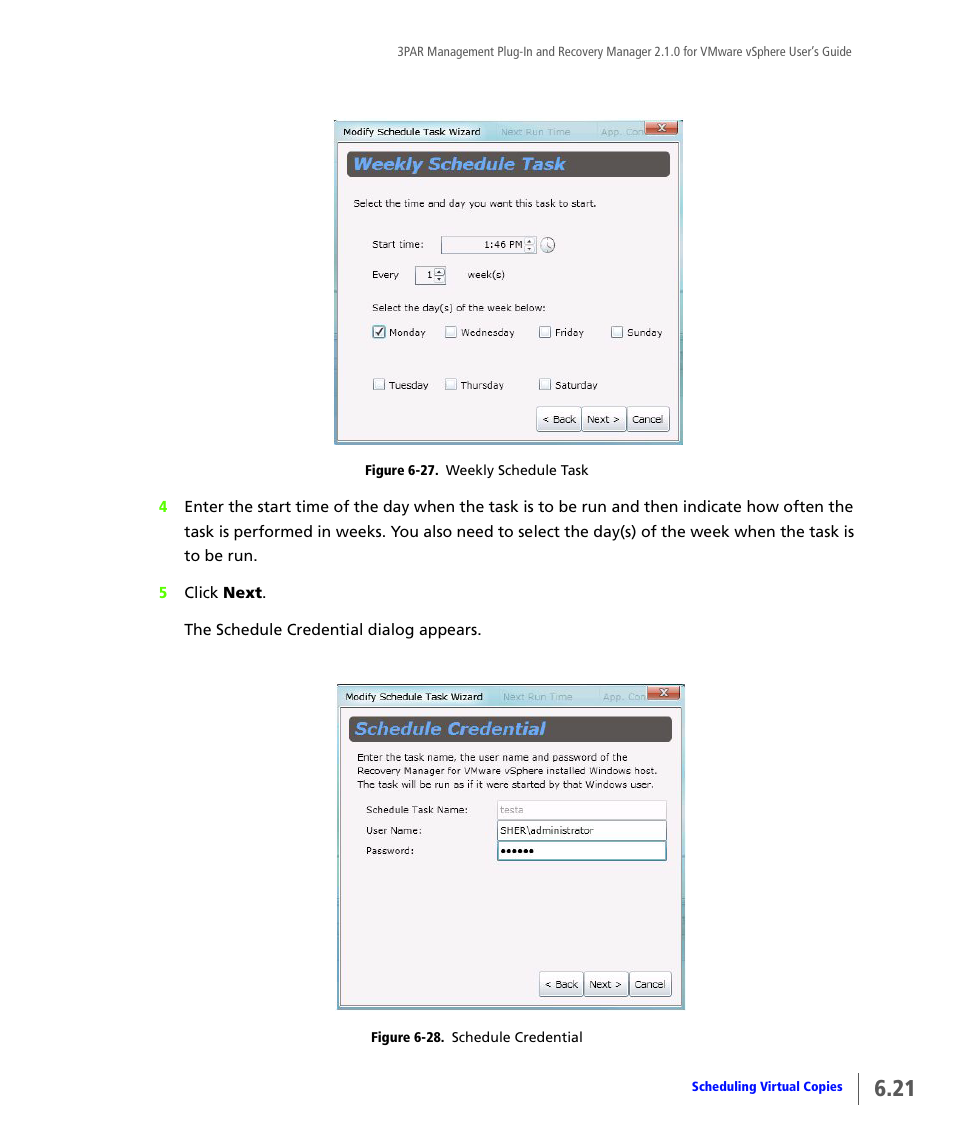 HP 3PAR Application Software Suite for VMware User Manual | Page 103 / 120