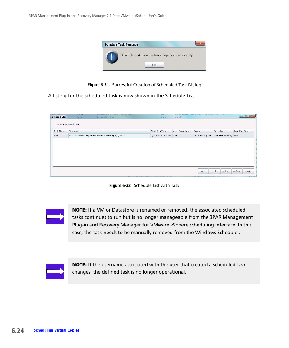 HP 3PAR Application Software Suite for VMware User Manual | Page 106 / 120