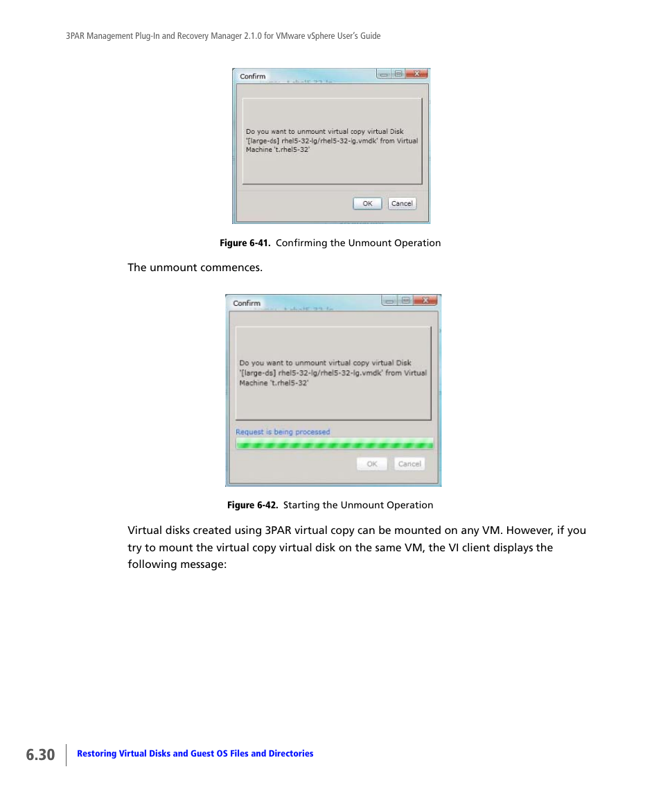 HP 3PAR Application Software Suite for VMware User Manual | Page 112 / 120