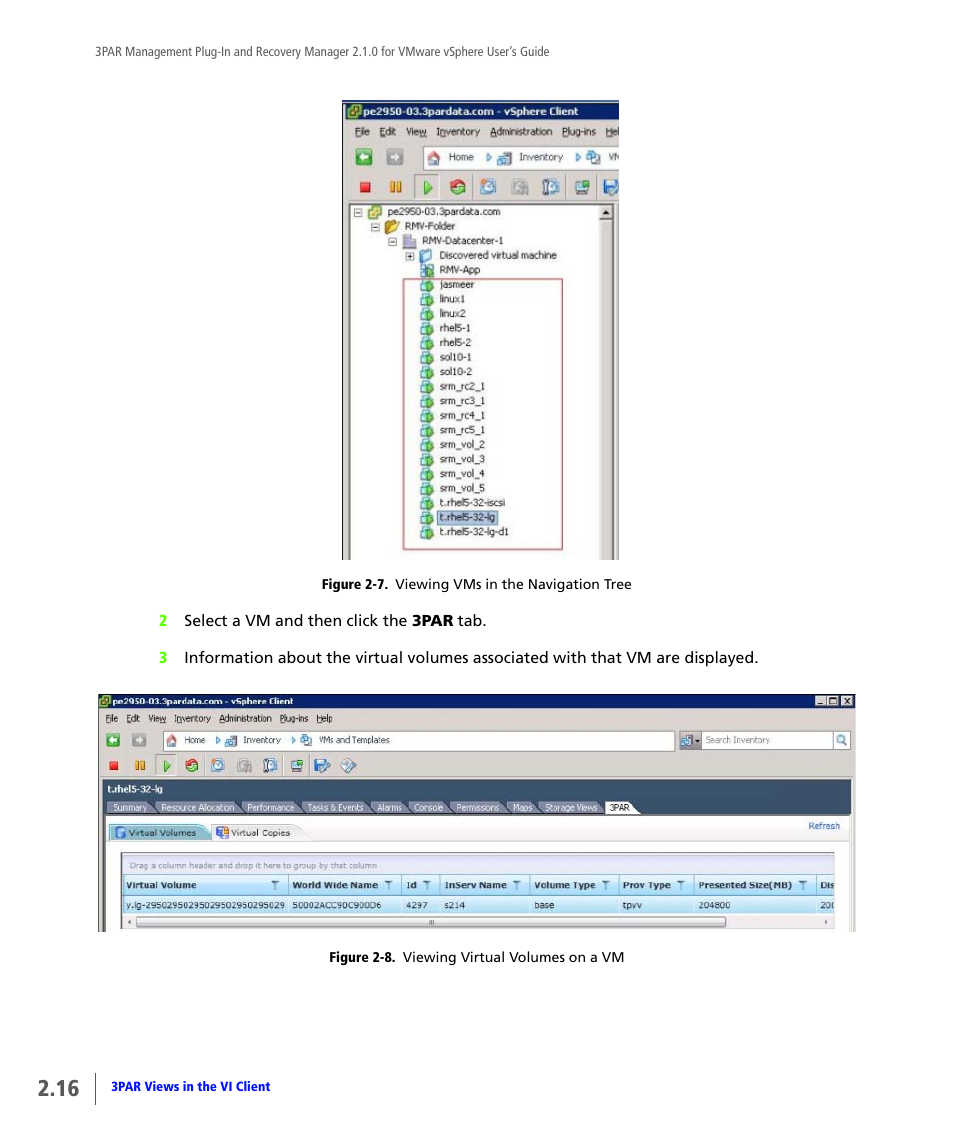 HP 3PAR Application Software Suite for VMware User Manual | Page 26 / 120