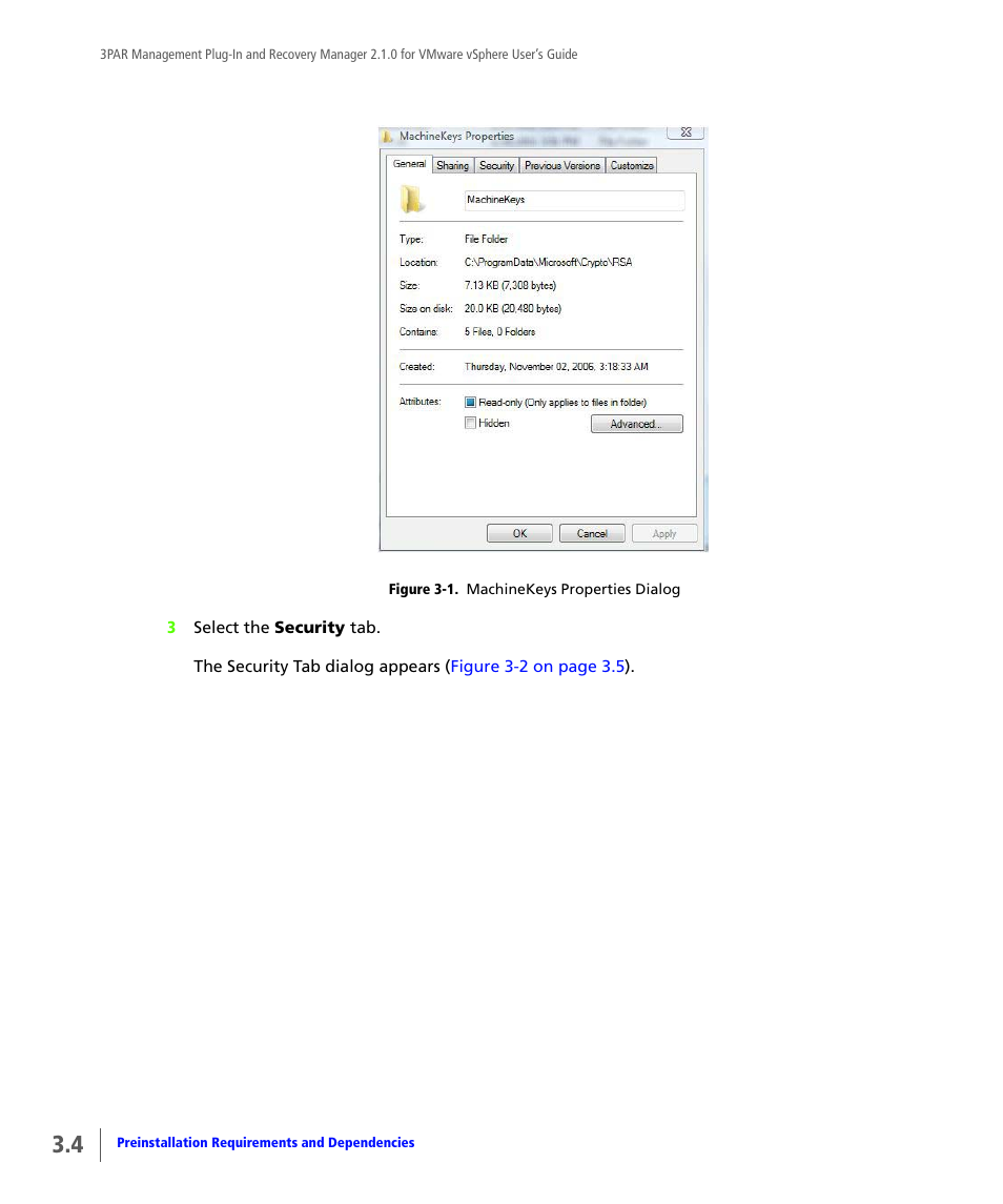 HP 3PAR Application Software Suite for VMware User Manual | Page 42 / 120