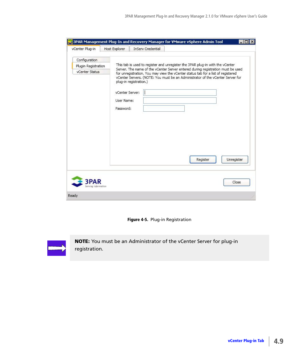 Figure 4-5 | HP 3PAR Application Software Suite for VMware User Manual | Page 57 / 120