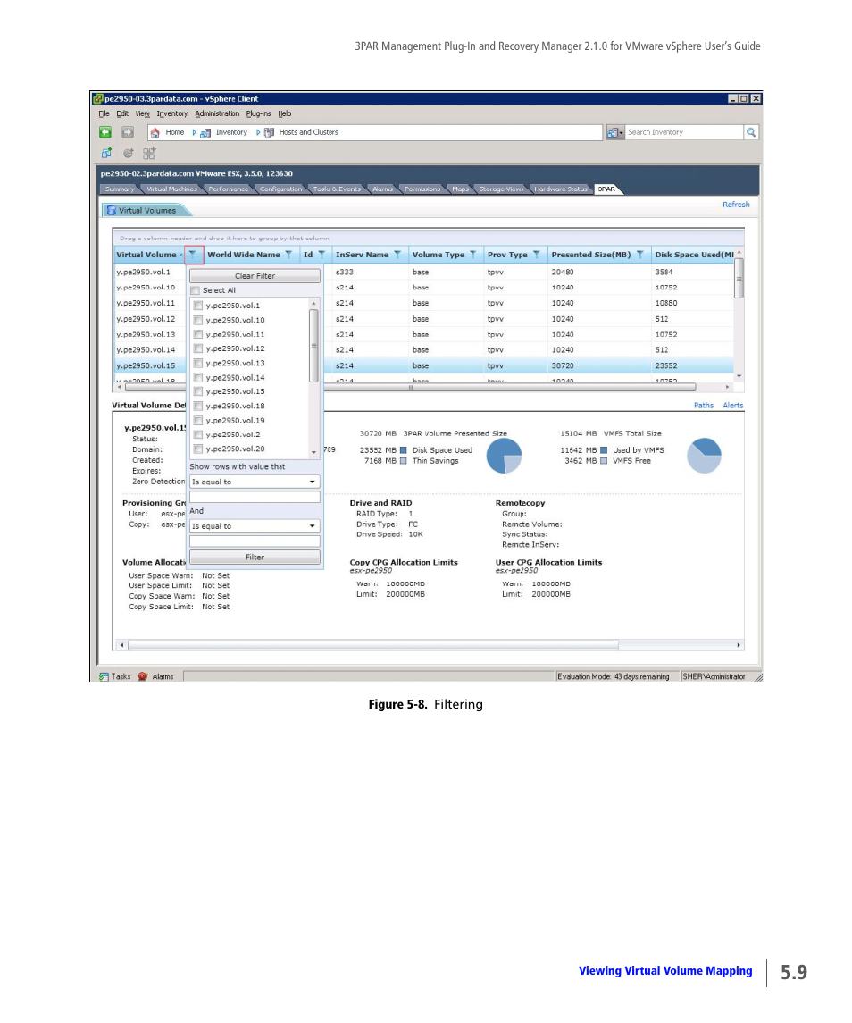 HP 3PAR Application Software Suite for VMware User Manual | Page 77 / 120