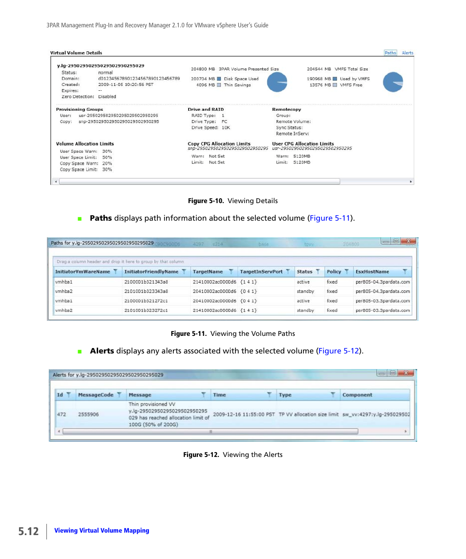 HP 3PAR Application Software Suite for VMware User Manual | Page 80 / 120