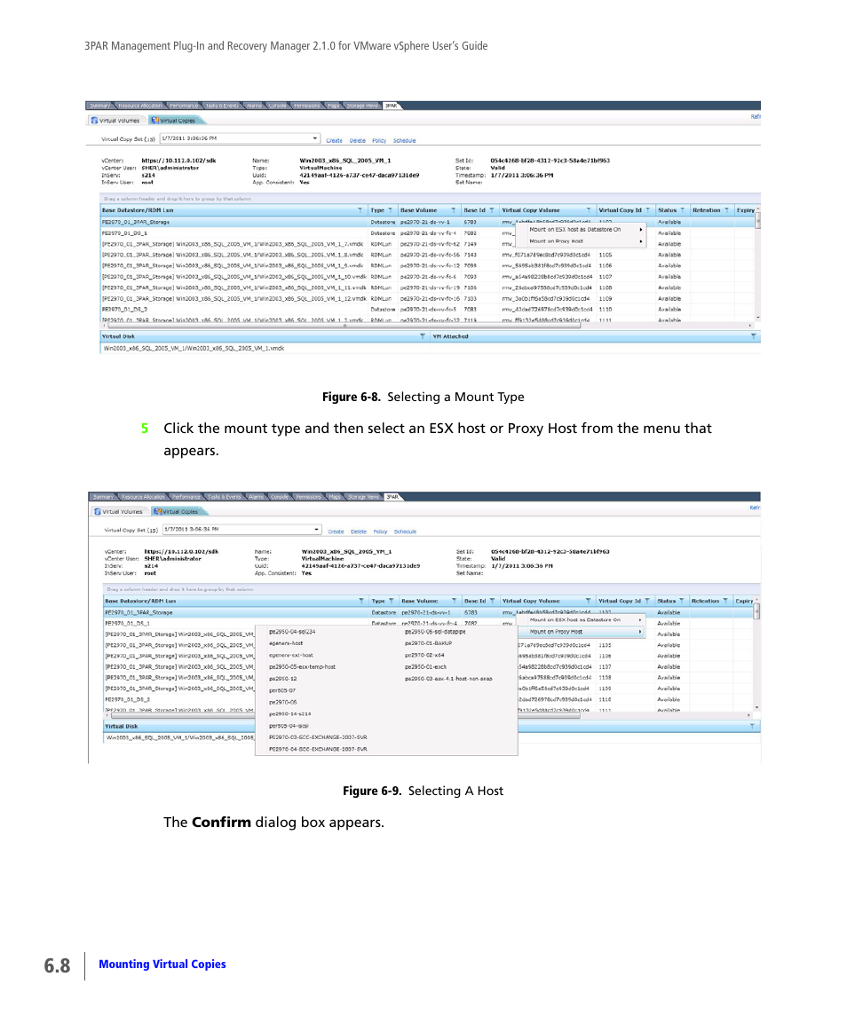 HP 3PAR Application Software Suite for VMware User Manual | Page 90 / 120