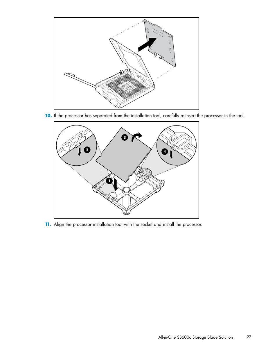 HP StorageWorks All-in-One SB600c Storage Blade User Manual | Page 27 / 60