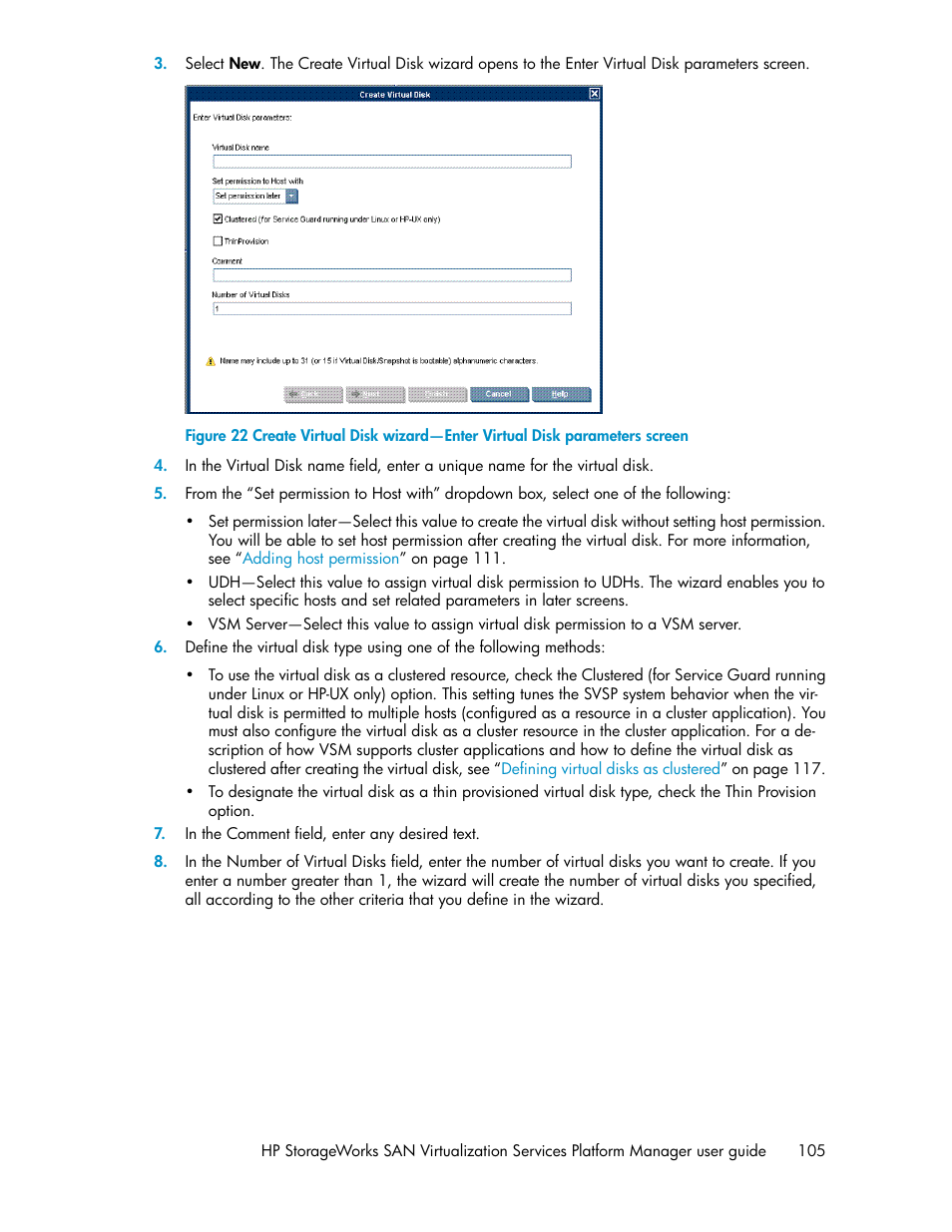 HP SAN Virtualization Services Platform User Manual | Page 105 / 398
