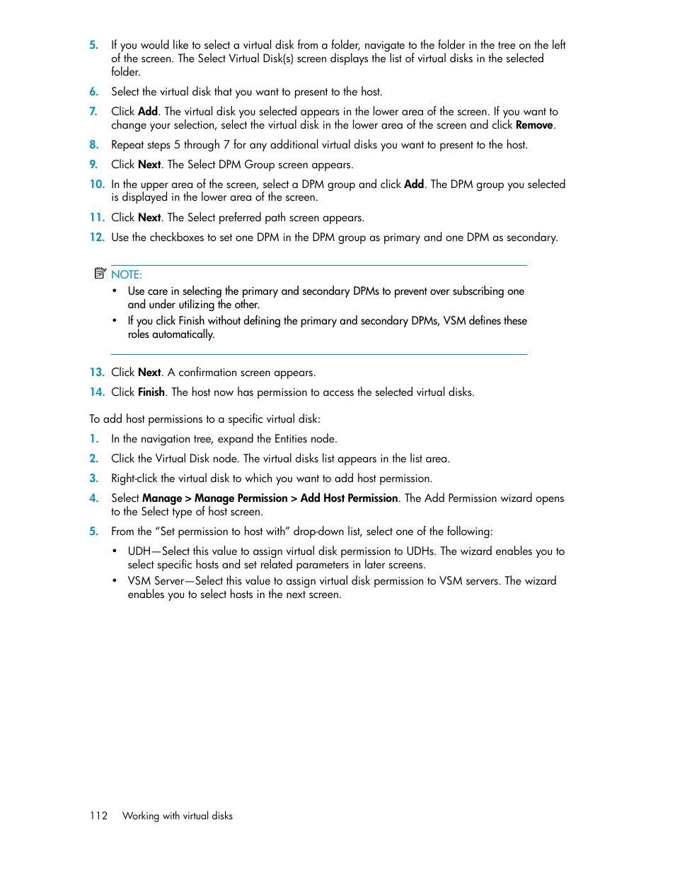 HP SAN Virtualization Services Platform User Manual | Page 112 / 398