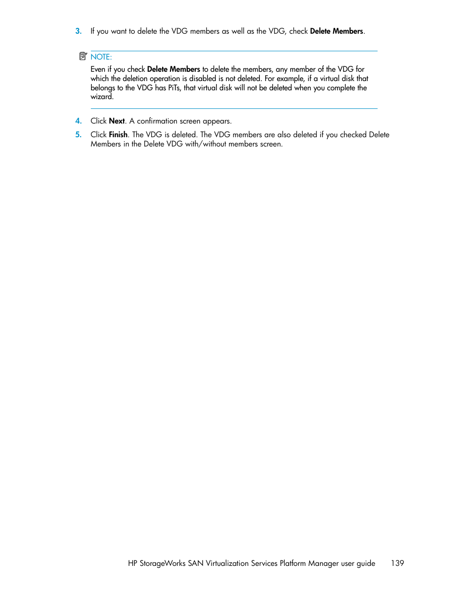 HP SAN Virtualization Services Platform User Manual | Page 139 / 398