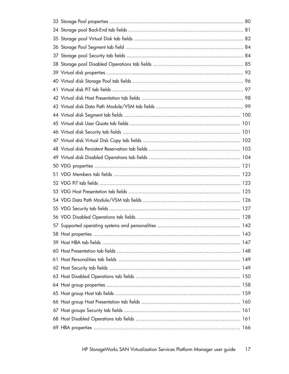 HP SAN Virtualization Services Platform User Manual | Page 17 / 398