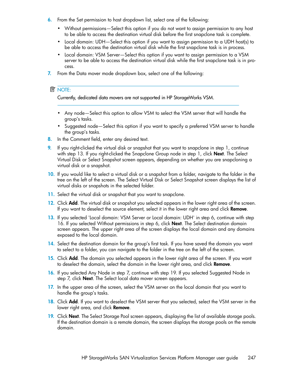 HP SAN Virtualization Services Platform User Manual | Page 247 / 398