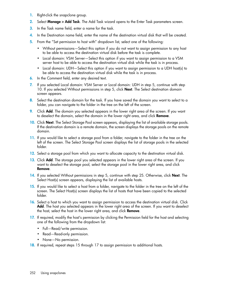 HP SAN Virtualization Services Platform User Manual | Page 252 / 398