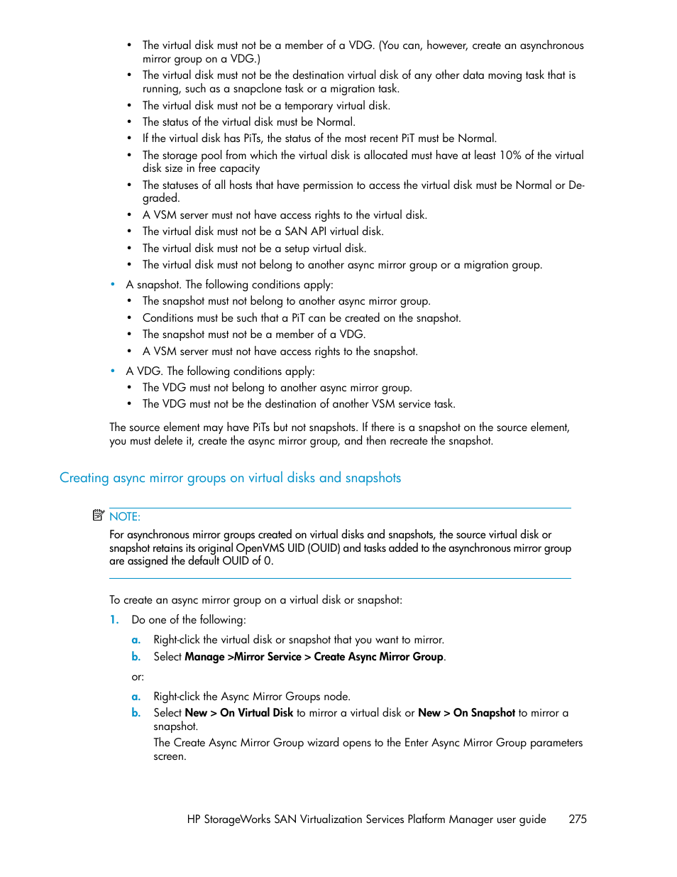 HP SAN Virtualization Services Platform User Manual | Page 275 / 398