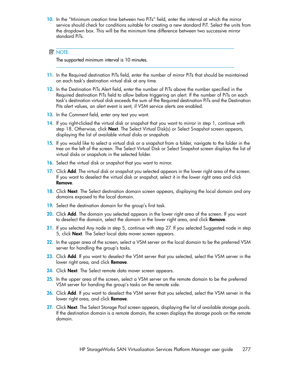 HP SAN Virtualization Services Platform User Manual | Page 277 / 398