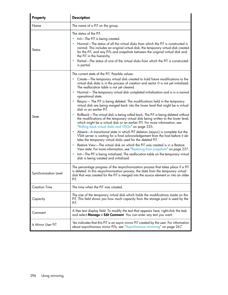 HP SAN Virtualization Services Platform User Manual | Page 296 / 398