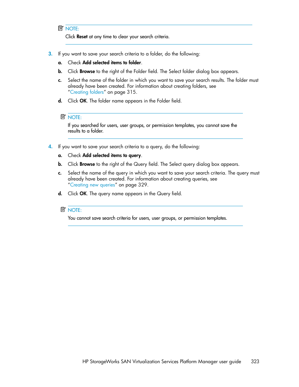 HP SAN Virtualization Services Platform User Manual | Page 323 / 398