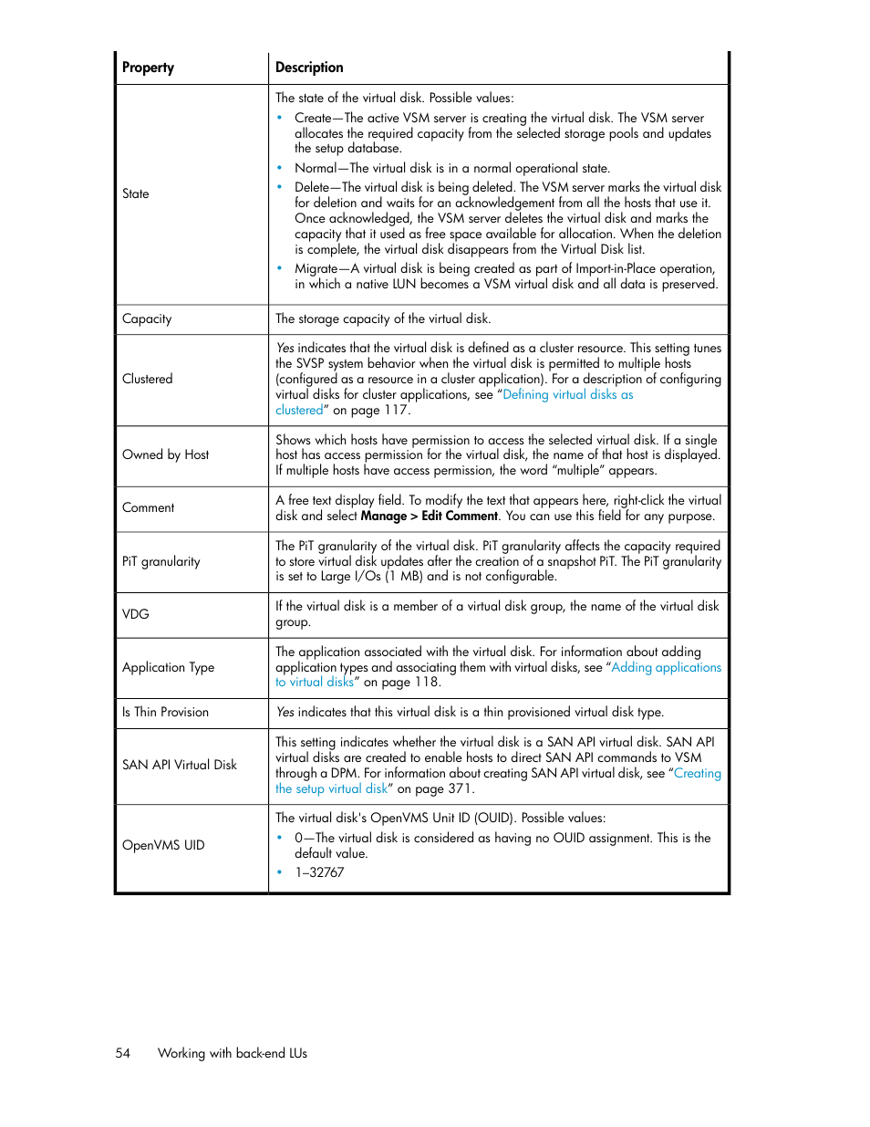 HP SAN Virtualization Services Platform User Manual | Page 54 / 398