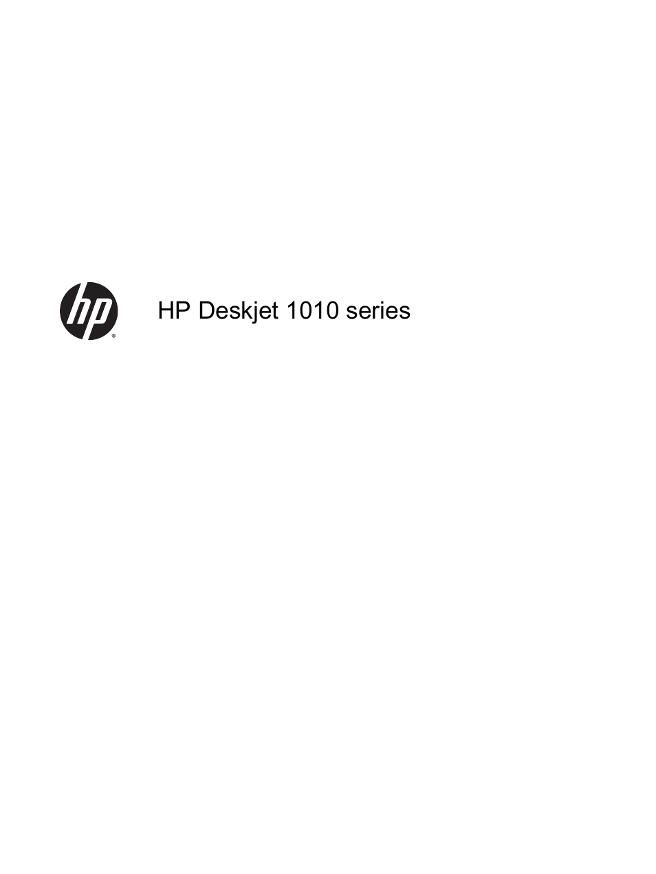 HP Deskjet 1012 Printer User Manual | 78 pages