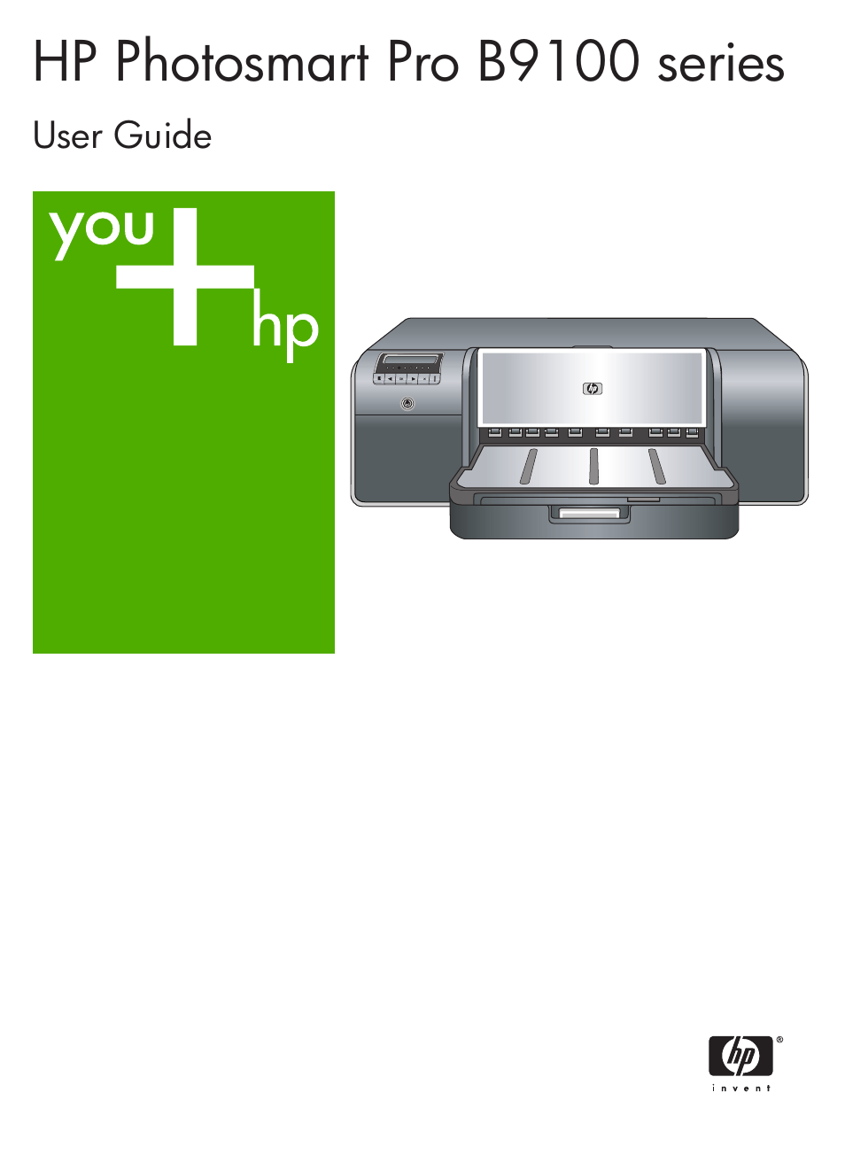 HP Photosmart Pro B9180 Photo Printer User Manual | 75 pages