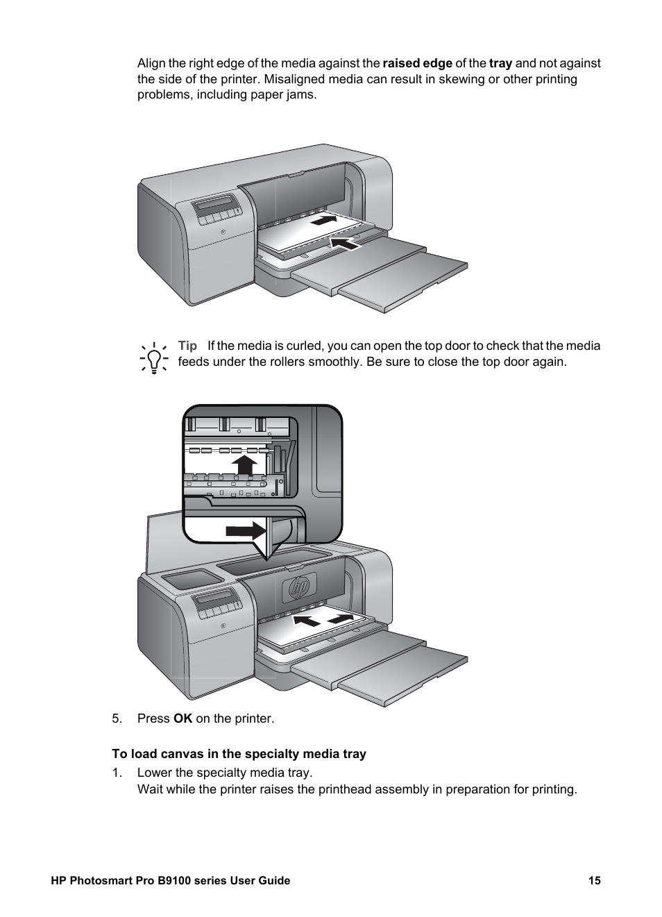 HP Photosmart Pro B9180 Photo Printer User Manual | Page 18 / 75