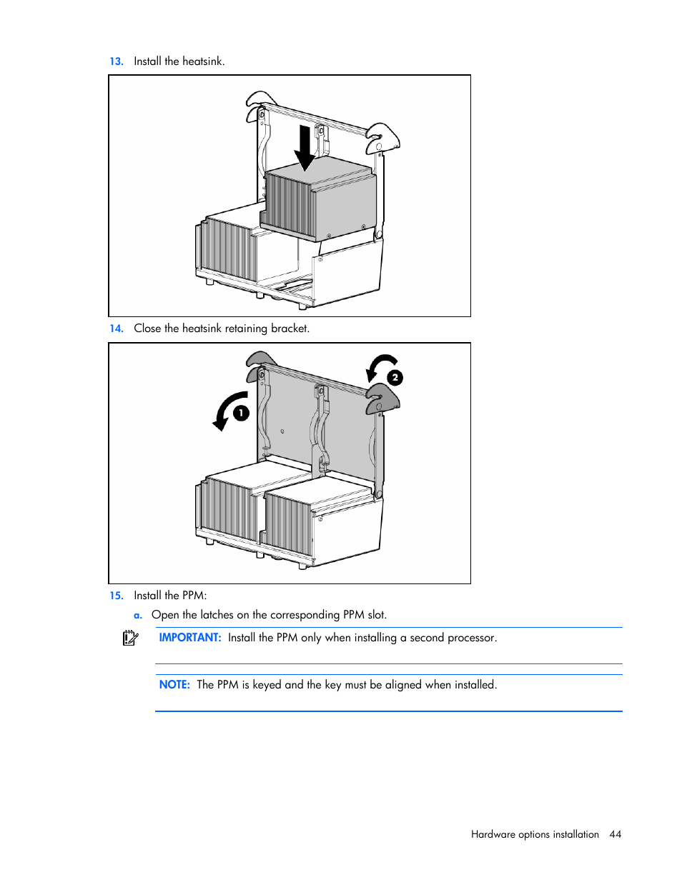 HP ProLiant DL385 G2 Server User Manual | Page 44 / 115