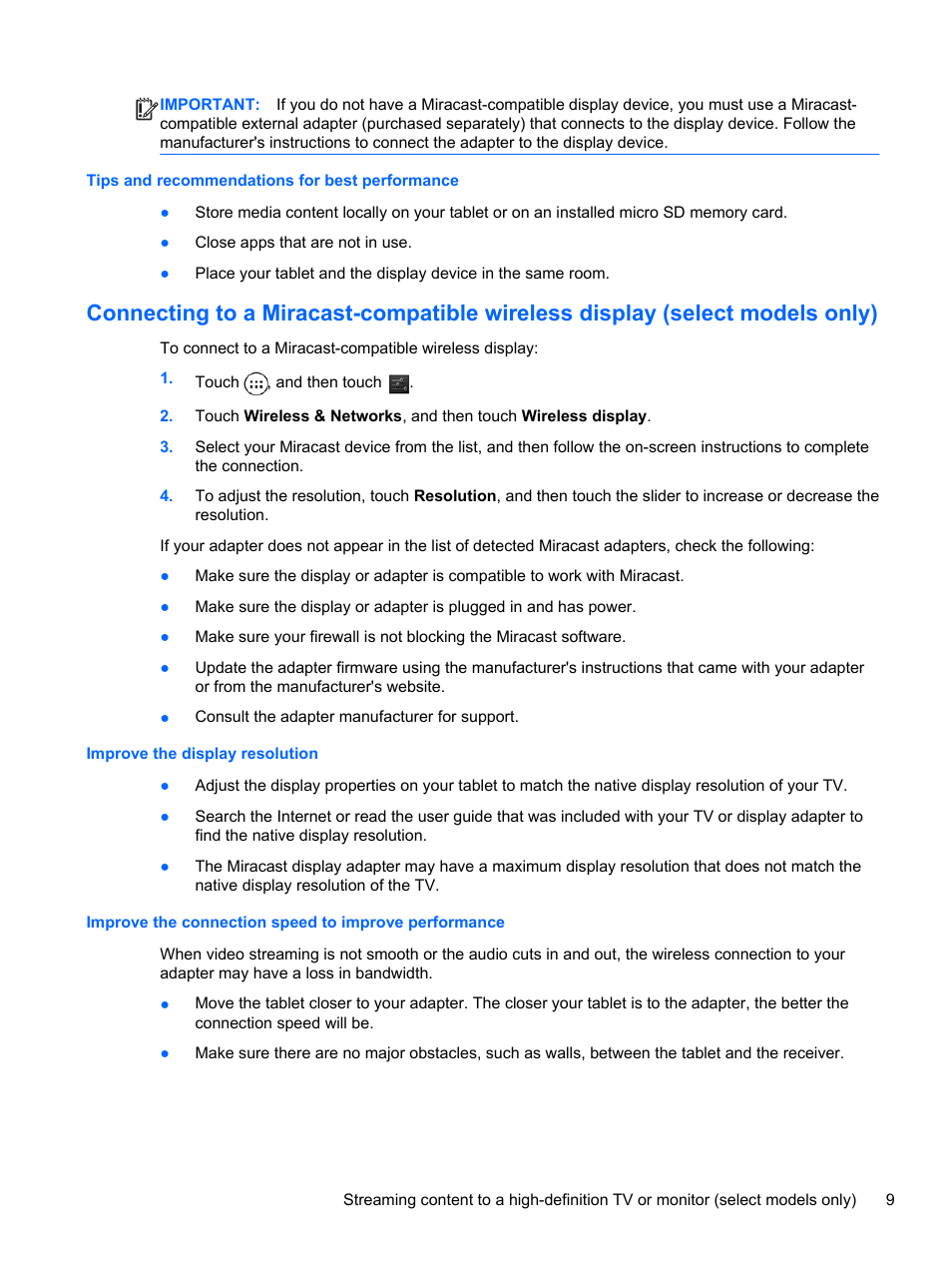 HP 8 1401ee Tablet User Manual | Page 13 / 22