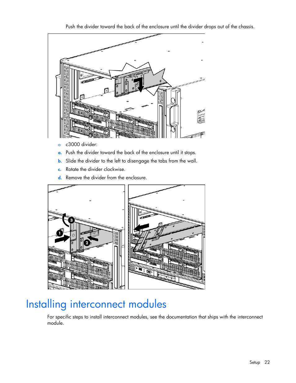 Installing interconnect modules | HP ProLiant BL660c Gen8 Server Blade User Manual | Page 22 / 82