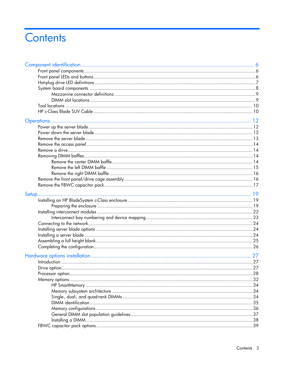 HP ProLiant BL660c Gen8 Server Blade User Manual | Page 3 / 82