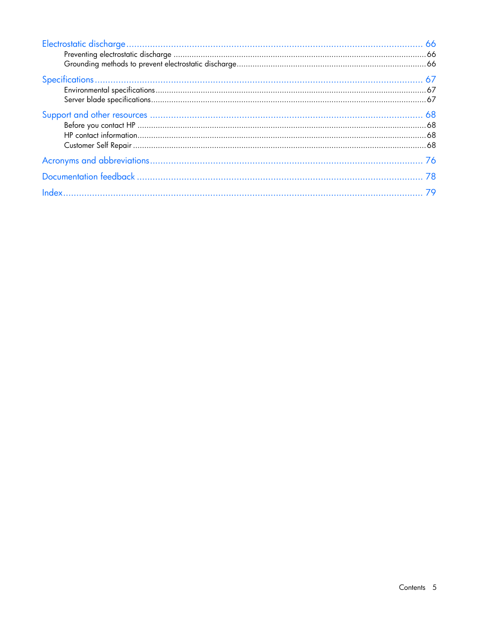 HP ProLiant BL660c Gen8 Server Blade User Manual | Page 5 / 82