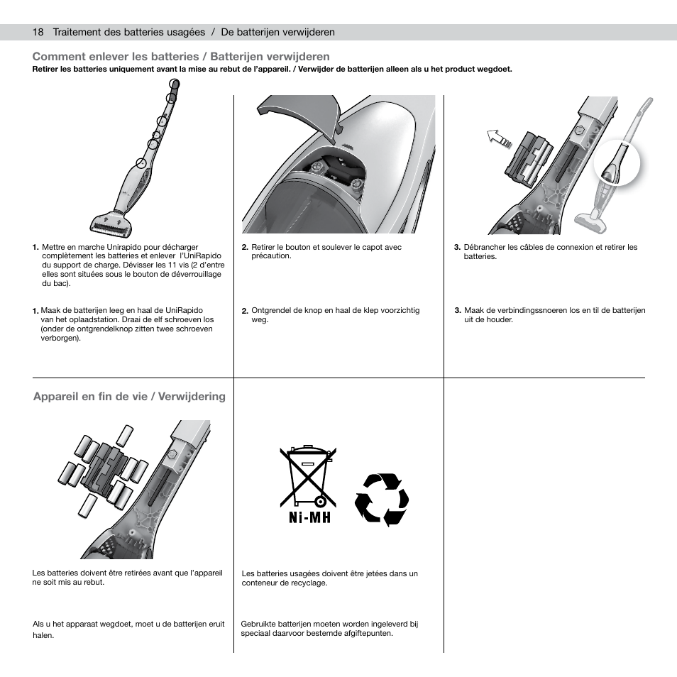 Appareil en fin de vie / verwijdering | AEG AG803 User Manual | Page 20 / 34