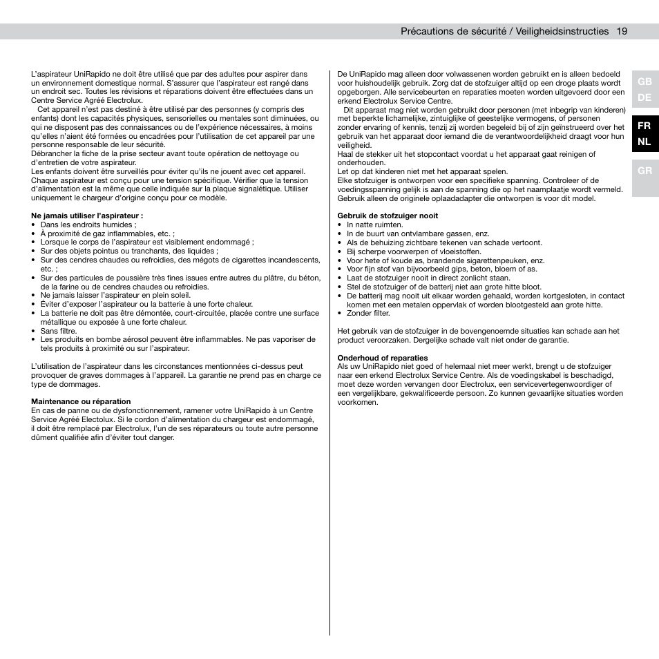 AEG AG803 User Manual | Page 21 / 34