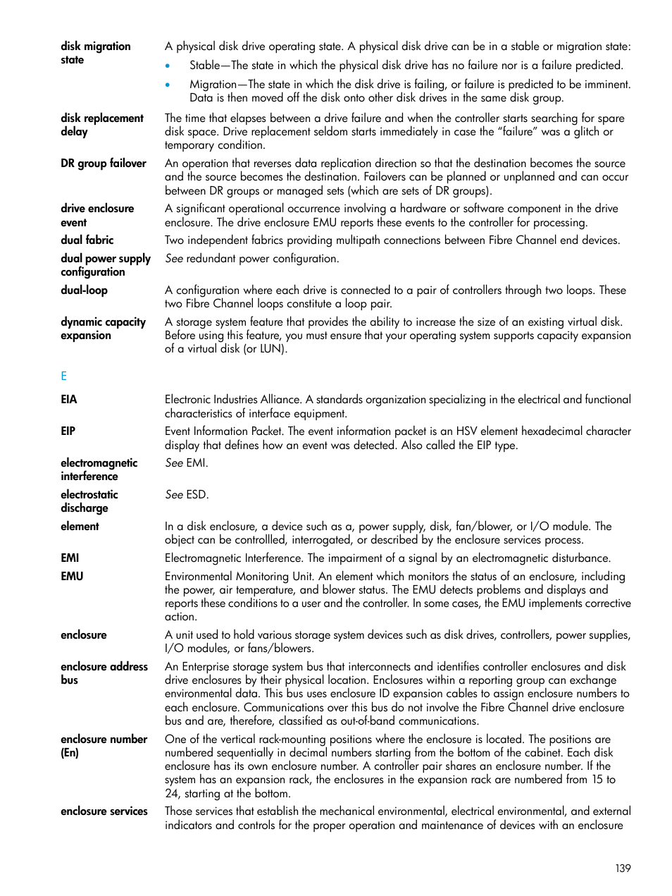 HP 6400.8400 Enterprise Virtual Array User Manual | Page 139 / 150