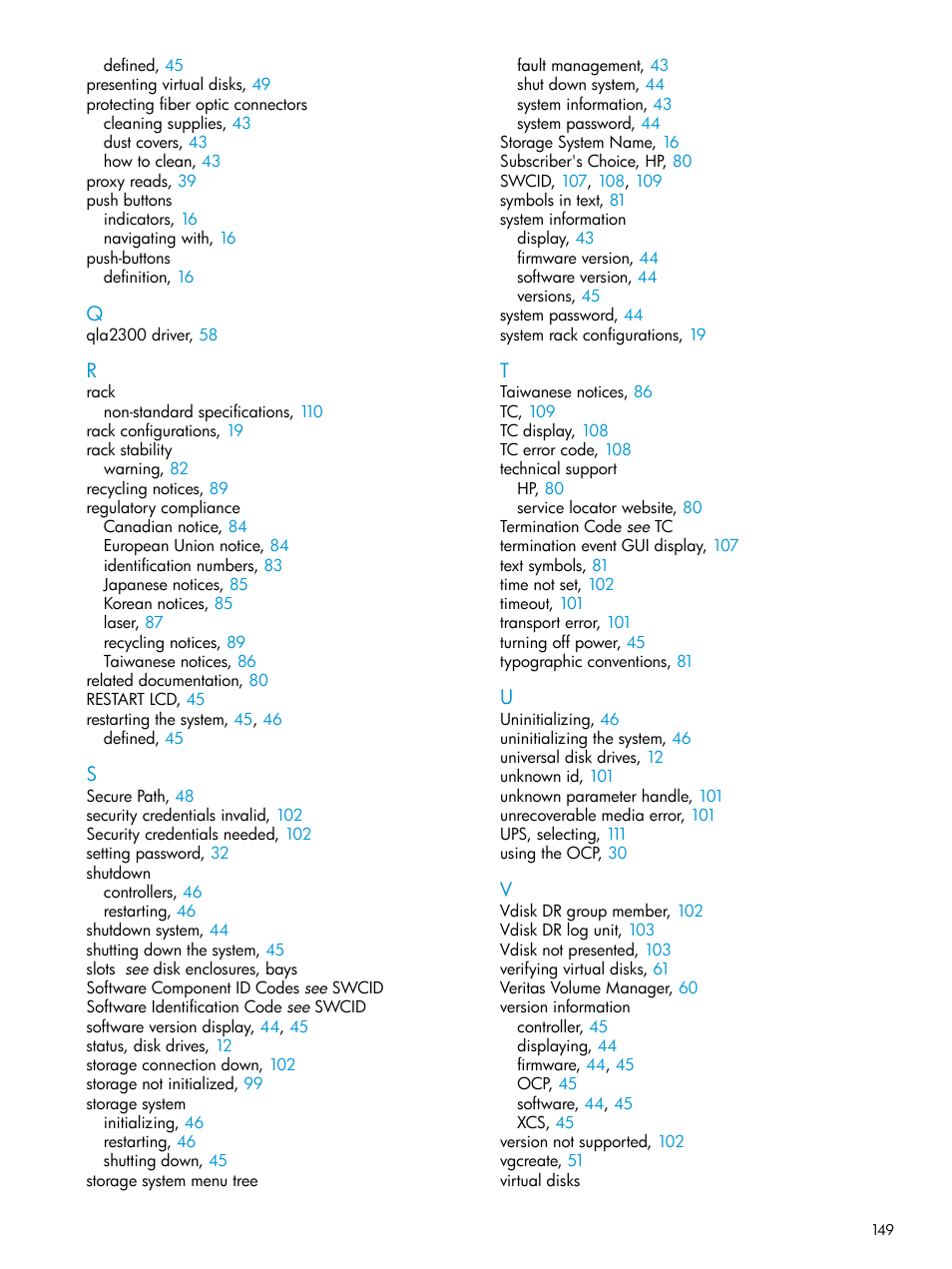 HP 6400.8400 Enterprise Virtual Array User Manual | Page 149 / 150