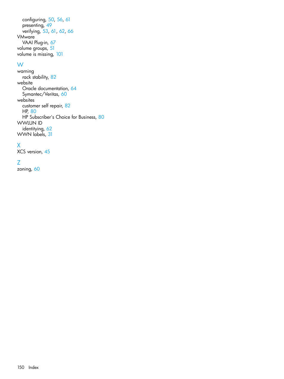 HP 6400.8400 Enterprise Virtual Array User Manual | Page 150 / 150