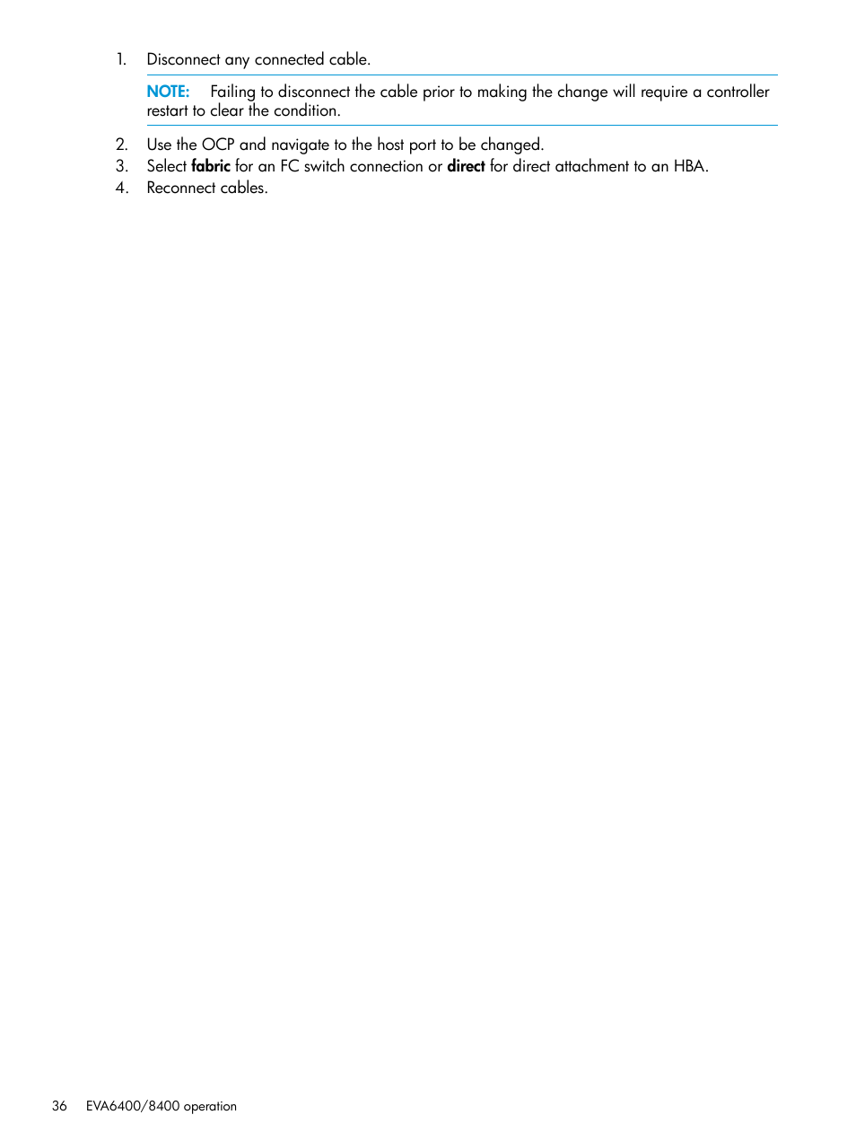 HP 6400.8400 Enterprise Virtual Array User Manual | Page 36 / 150