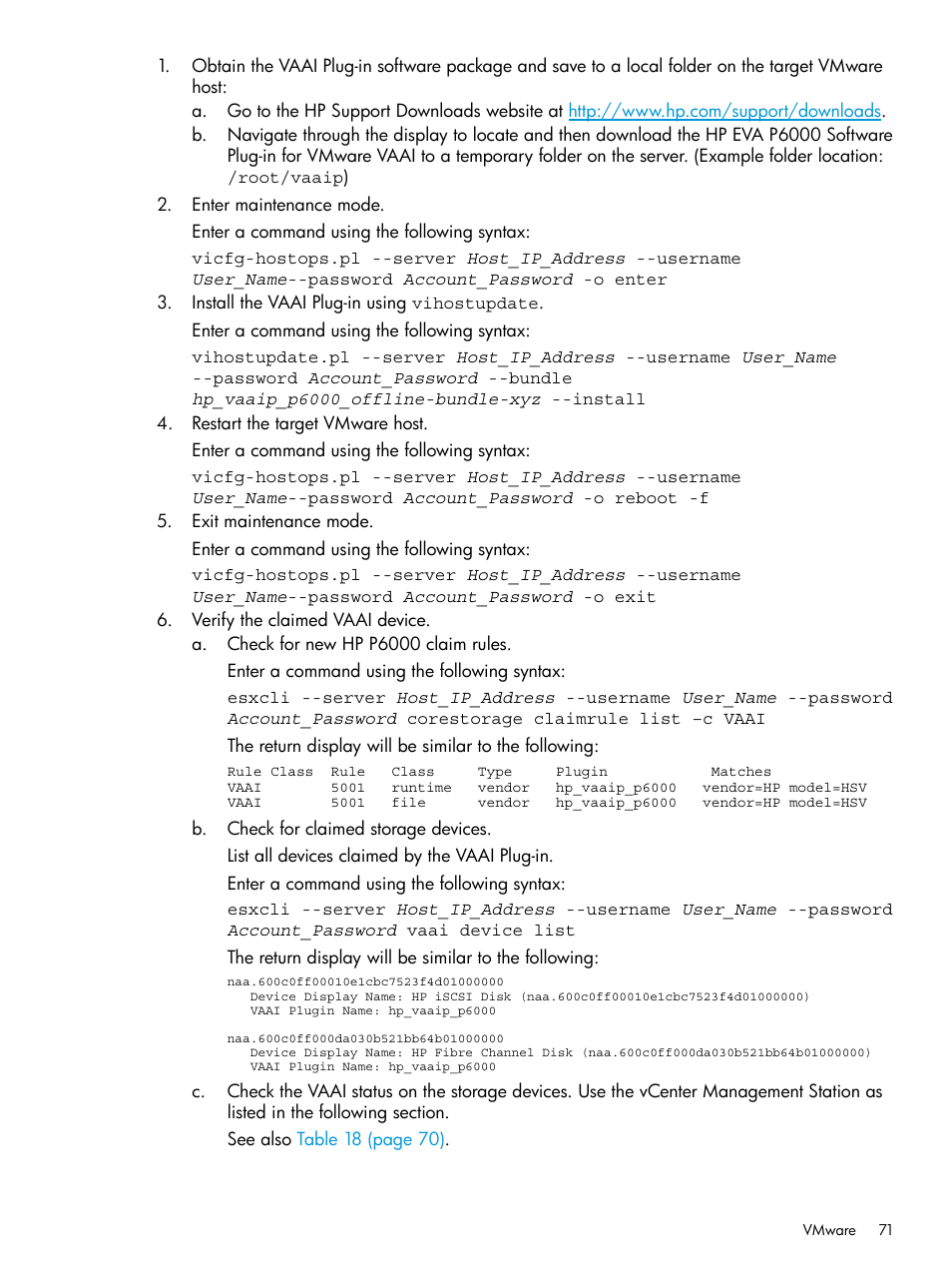 HP 6400.8400 Enterprise Virtual Array User Manual | Page 71 / 150