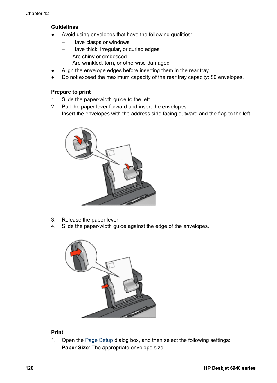 HP Deskjet 6943 Printer User Manual | Page 122 / 132