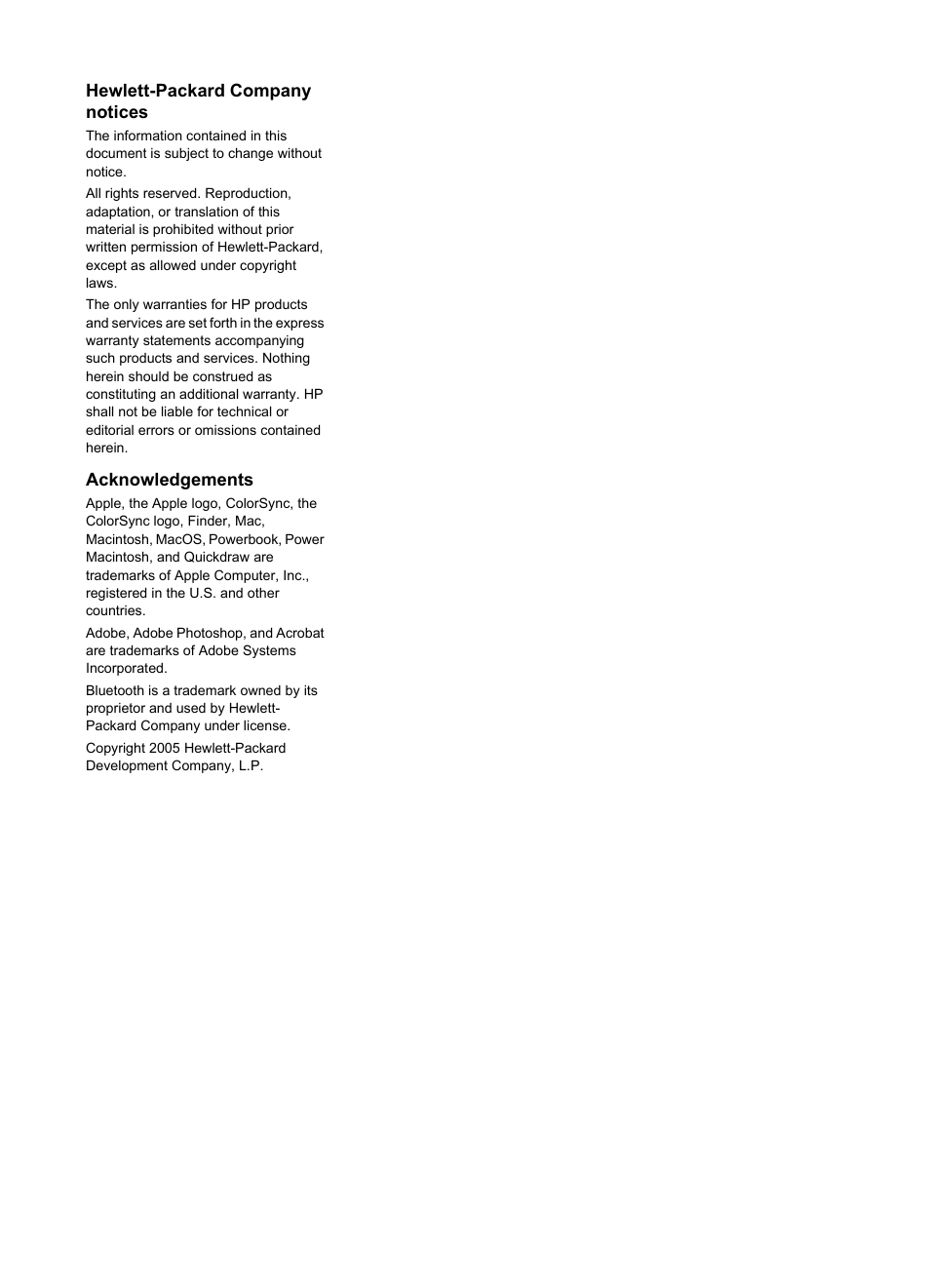 HP Deskjet 6943 Printer User Manual | Page 2 / 132